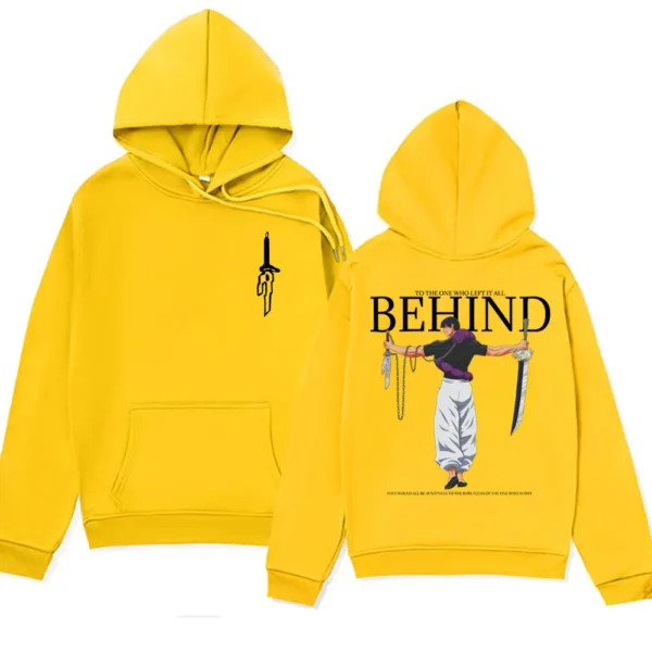 Sweat jaune jujutsu kaisen toji